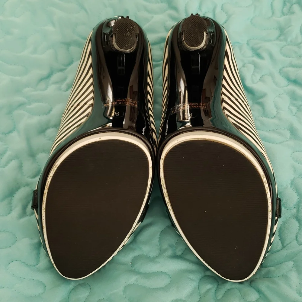 Highest Heel Pistol Gun Heel Shoes Size 8